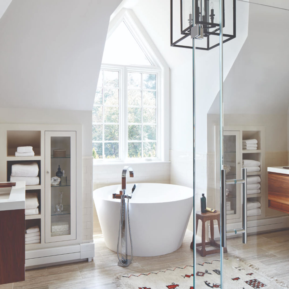 bathroom renovation - bathroom redesign - residential interior design