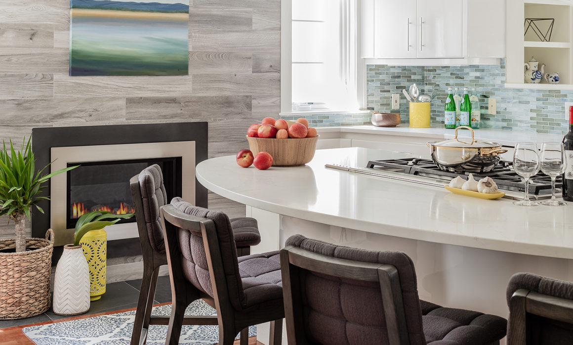 Newton Massachusetts interior renovation - interior design services