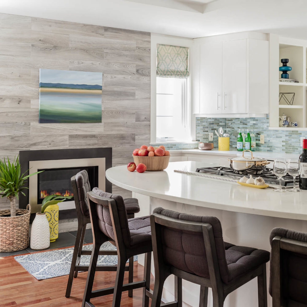 Newton Massachusetts interior renovation - interior design services